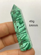 Load image into Gallery viewer, 1PC Natural Malachite Free Form Obelisk Mineral Specimen for Healing