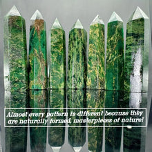 Load image into Gallery viewer, Natural Emerald Crystal Healing Obelisk