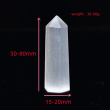Load image into Gallery viewer, 1PC Natural Selenite Crystal Healing Obelisk