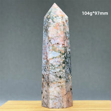 Load image into Gallery viewer, 1PC Natural Aquatic Moss Mineral Quartz Obelisk for Healing