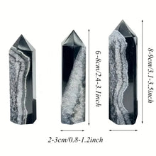 Load image into Gallery viewer, 1PC Natural Black Agate Obelisk for Healing