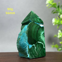 Load image into Gallery viewer, Natural Malachite Free Form Obelisk Raw Mineral Specimen for Healing