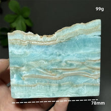 Load image into Gallery viewer, Natural Hemimorphite Mineral Raw Crystal Slice Home Decor