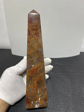 Load image into Gallery viewer, Natural Ocean Jasper Crystal Point Wand – Large Quartz Mineral Specimen for Collection &amp; Home Decor