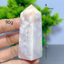 Load image into Gallery viewer, 1PC Natural Pink Flower Agate Obelisk for Healing