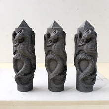 Load image into Gallery viewer, 1PC Natural Shungite Dragon Carving