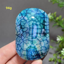 Load image into Gallery viewer, 1PC Natural Dragon Pattern Agate Palm Stone Polished