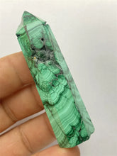 Load image into Gallery viewer, 1PC Natural Malachite Free Form Obelisk Mineral Specimen for Healing