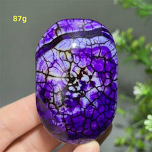 Load image into Gallery viewer, 1PC Natural Dragon Pattern Agate Palm Stone Polished