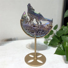 Load image into Gallery viewer, 1PC Natural Sphalerite Wolf Carving Polished Home Decor