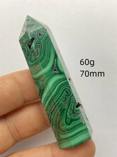 Load image into Gallery viewer, 1PC Natural Malachite Free Form Obelisk Mineral Specimen for Healing