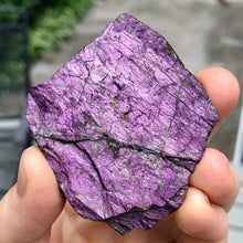 Load image into Gallery viewer, 1PC Natural Rare Purple Pyrite Raw Stone Iron Manganese Intercalated Mineral Specimen