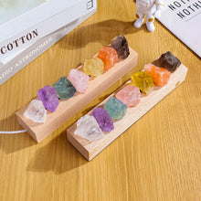 Load image into Gallery viewer, 1PC Natural Rough Stone Crystal Wishing Lamp – Dimmable USB Desk Light With Switch