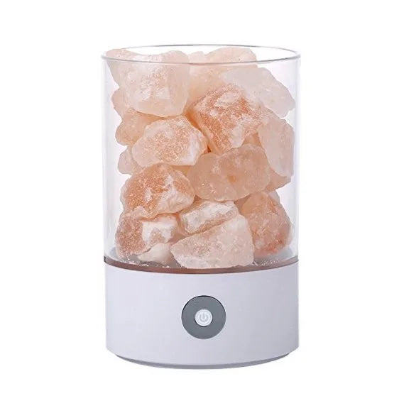 Himalayan Salt Lamp Night Light Negative Ion Air Purification Sleep Aid