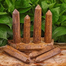 Load image into Gallery viewer, 1PC Coquina Jasper Obelisk for Healing