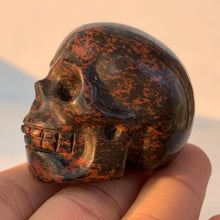 Load image into Gallery viewer, 1PC Natural Red Obsidian Skull Carving Home Decor