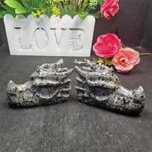 Load image into Gallery viewer, Natural Yooperlite Dragon Head Carving