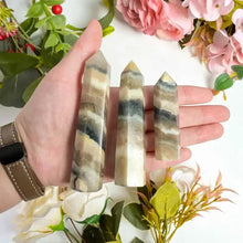 Load image into Gallery viewer, 1PC Natural Flourite Agate Crystal Obelisk for Healing