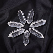 Load image into Gallery viewer, 1PC Natural Clear Quartz Double Point Healing Crystal