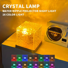 Load image into Gallery viewer, Ocean Wave Aurora Projector Light Touch LED Night Lamp Remote Dimmable Auto Rotating USB Powered 16 Colors