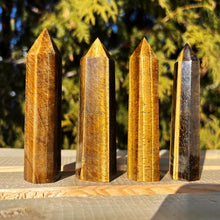 Load image into Gallery viewer, Natural Tigers Eye Stone Obelisk for Healing