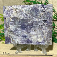 Load image into Gallery viewer, Druzy Sphalerite Crystal Slab Display – Natural Mineral Specimen Slice with Stand for Collection &amp; Home Decor