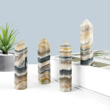 Load image into Gallery viewer, 1PC Natural Flourite Agate Crystal Obelisk for Healing