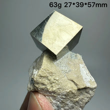 Load image into Gallery viewer, 1PC Natural Spain Pyrite Cube Crystal Specimen for Healing