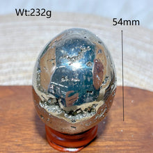 Load image into Gallery viewer, Natural Pyrite Geode Druzy Egg Polished High Quality Mineral Specimen