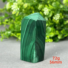 Load image into Gallery viewer, Natural Malachite Free Form Obelisk Raw Mineral Specimen for Healing