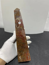 Load image into Gallery viewer, Natural Ocean Jasper Crystal Point Wand – Large Quartz Mineral Specimen for Collection &amp; Home Decor