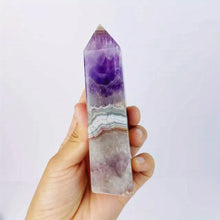 Load image into Gallery viewer, 1PC Mexican Lace Agate Obelisk Mineral Specimen