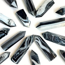 Load image into Gallery viewer, 1PC Natural Black Agate Obelisk for Healing