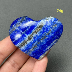 Lapis Lazuli Polished Heart Stone