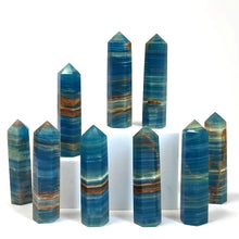 Load image into Gallery viewer, 1PC Blue Onyx Lemurian Calcite Healing Obelisk