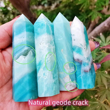 Load image into Gallery viewer, 1PC Natural High Quality Sky Blue Quartz Obelisk for Healing