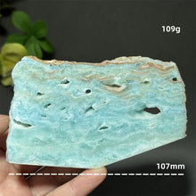 Load image into Gallery viewer, Natural Hemimorphite Mineral Raw Crystal Slice Home Decor