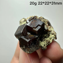 Load image into Gallery viewer, Natural Inner Mongolia Garnet Crystal Specimen – Raw Mineral Stone for Collection &amp; Home Decor