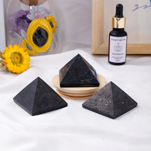 Load image into Gallery viewer, 1PC Natural Shungite Healing Stone Pyramid