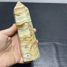 Load image into Gallery viewer, Natural Afghan Jade Crystal Obelisk – Polished Point Tower Wand for Collection &amp; Home Decor