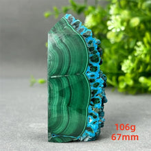 Load image into Gallery viewer, Natural Malachite Free Form Obelisk Raw Mineral Specimen for Healing