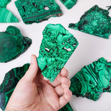 Load image into Gallery viewer, 1PC Natural Malachite Crystal Rough Specimen