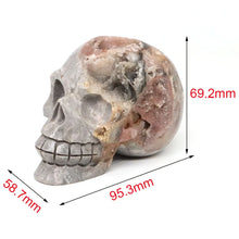 Load image into Gallery viewer, 3.8" Natural Sphalerite Skull Carving Healing Crystal