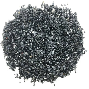 black tourmaline gravel