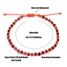 Load image into Gallery viewer, carnelian bracelet