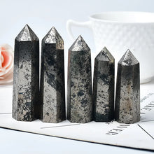 Load image into Gallery viewer, hematite obelisk sizes