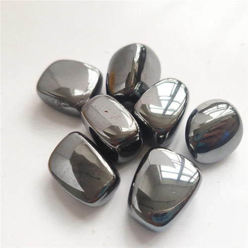 hematite tumble stone