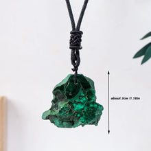 Load image into Gallery viewer, malachite pendant necklace