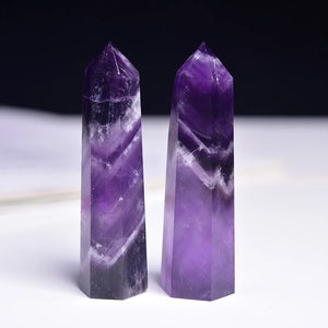 natural amethyst crystal obelisk