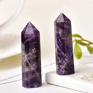 natural amethyst obelisk